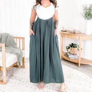 Wishlist high waist suspender jumpsuit